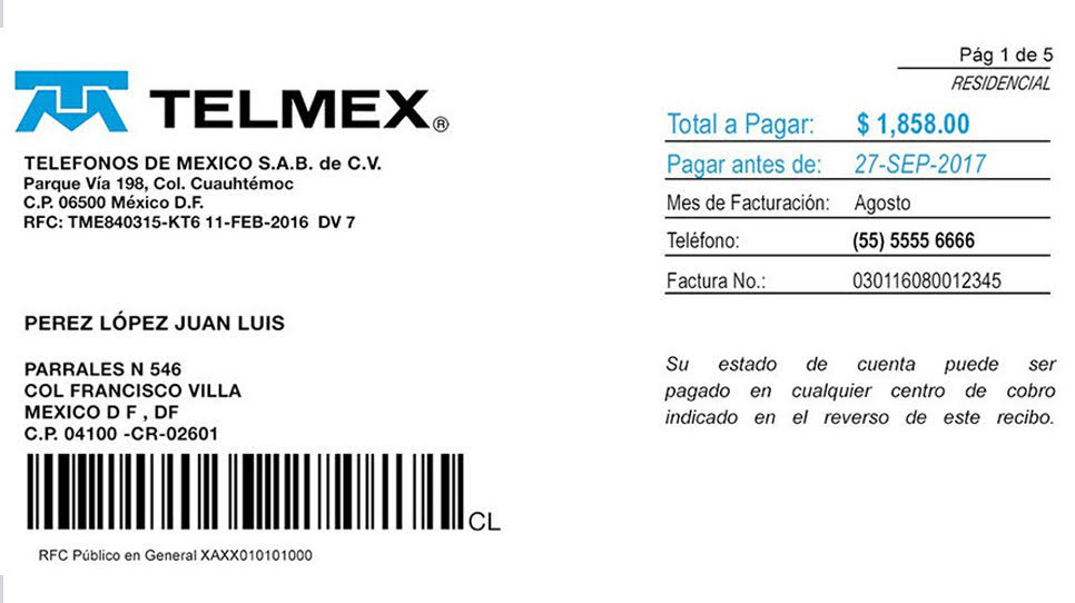 ¿Cómo pagar mi recibo de Telmex en línea paso a paso?