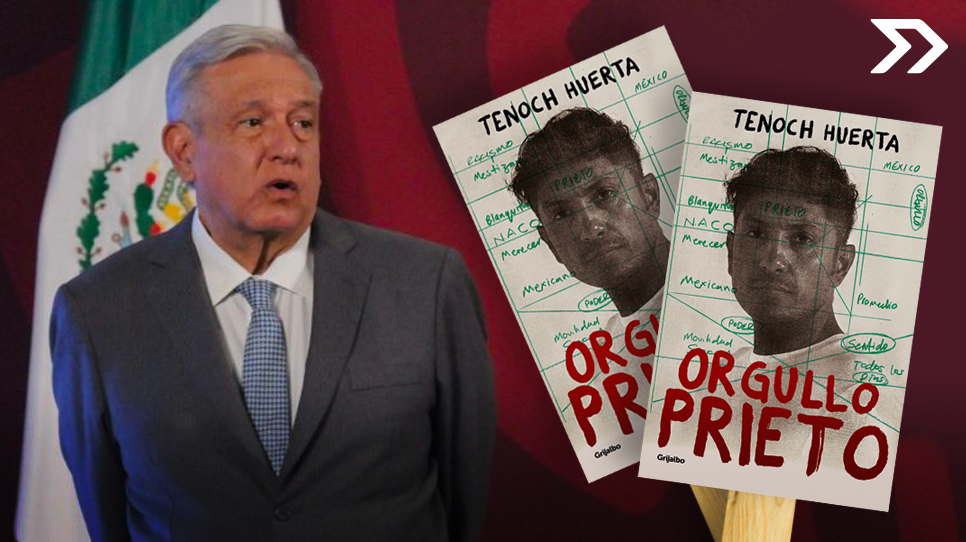 Poder Prieto de Tenoch Huerta llega a ¿AMLO?:  “Marcha del 27 es por ganarle al racismo”