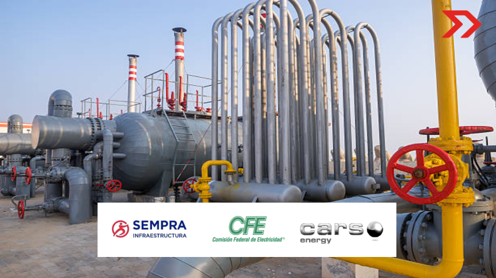 Sempra, Carso y CFE se unen para desarrollar infraestructura para el transporte de gas natural