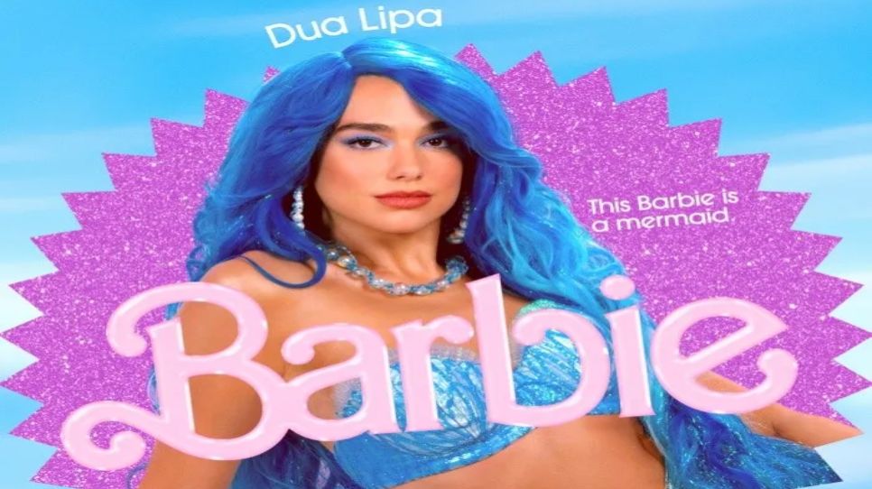 Dua Lipa sorprende en póster de pelÍcula de Barbie
