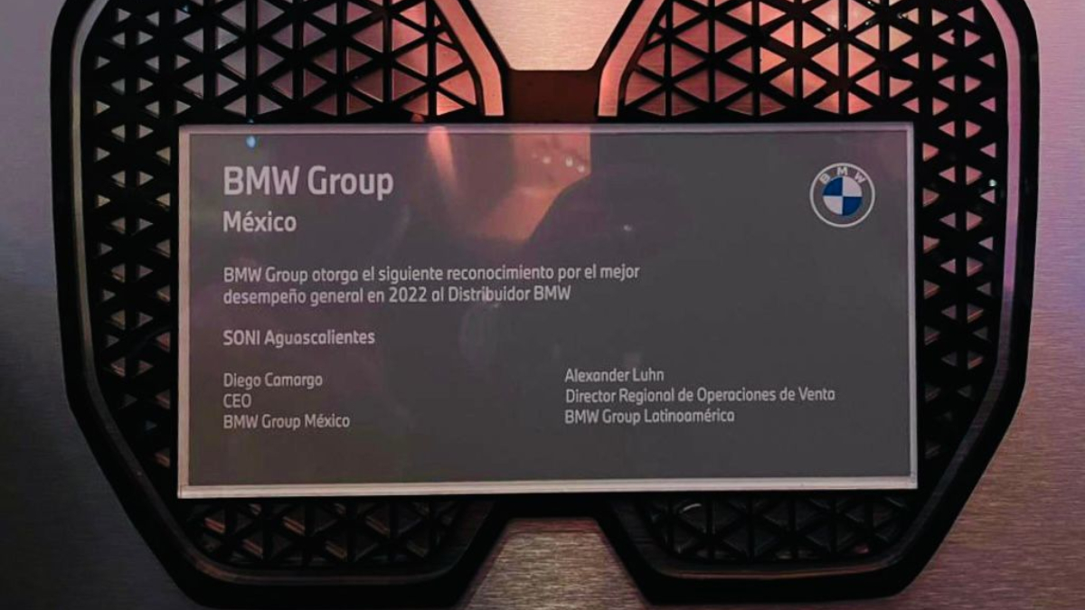 Atención a clientes y buenas prácticas de Soni Aguascalientes son premiadas por BMW Group