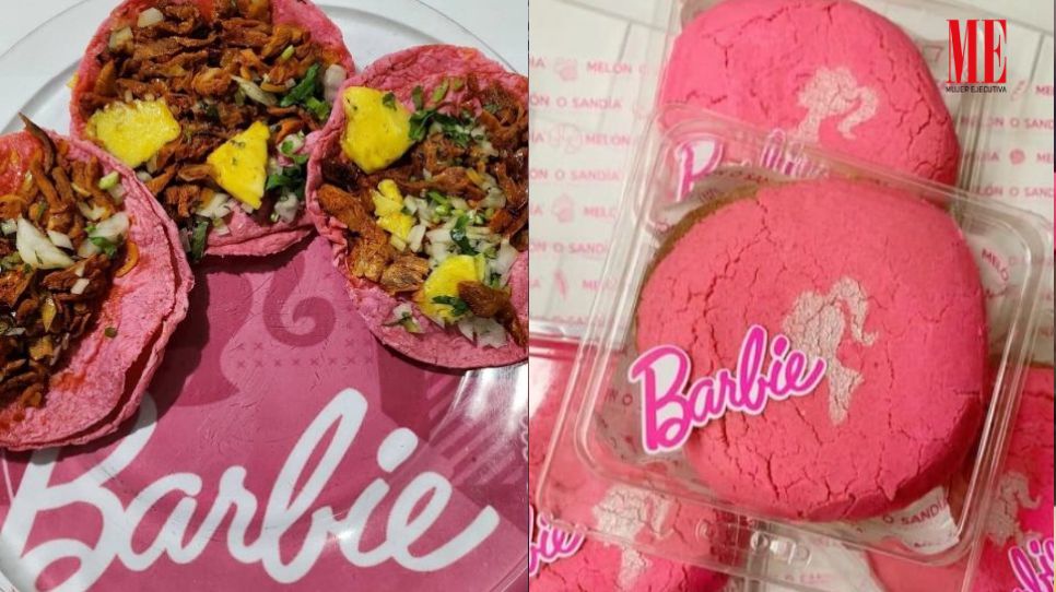 Barbie invade la comida Mexicana, desde la Barbieconcha hasta taquitos rosados son la sensación