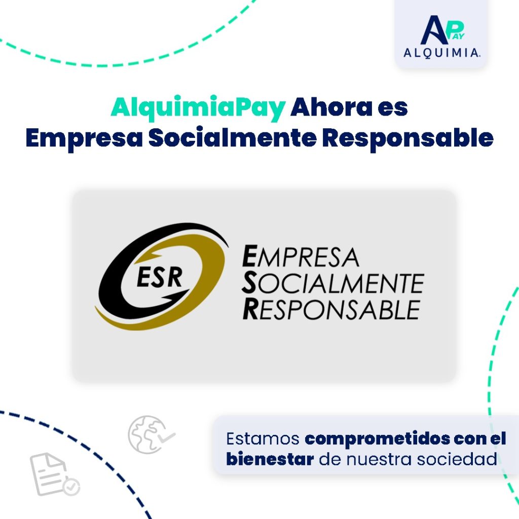 AlquimiaPay obtiene el reconocimiento como Empresa Socialmente Responsable (ESR) 0