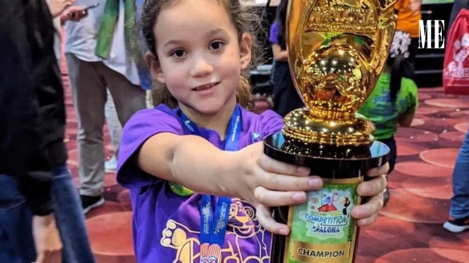 María Paula Zamora, la mexicana de 7 años que ganó el Campeonato Mundial de Cálculo en Malasia