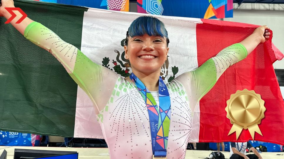 Alexa Moreno, gimnasta mexicana, gana oro en Mundial de París 2023