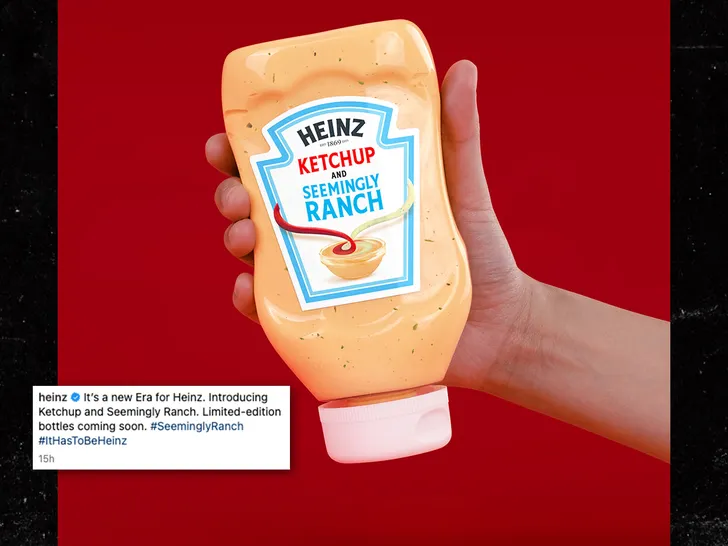 Heinz crea la ‘Ketchup and Seemingly Ranch’ como homenaje a Taylor Swift y Travis Kelce 0