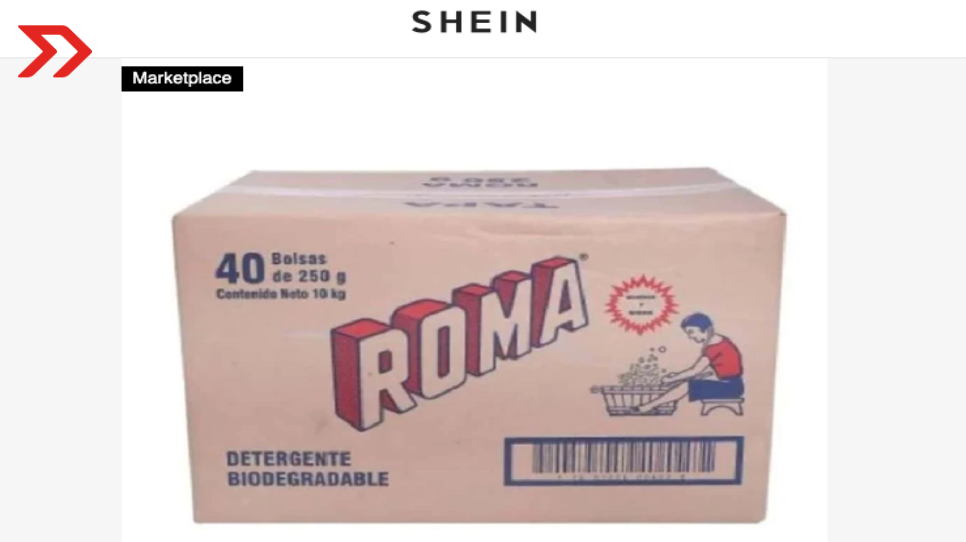 Ya venden jabón Roma en Shein: (y sí, es más barato que en tiendas)