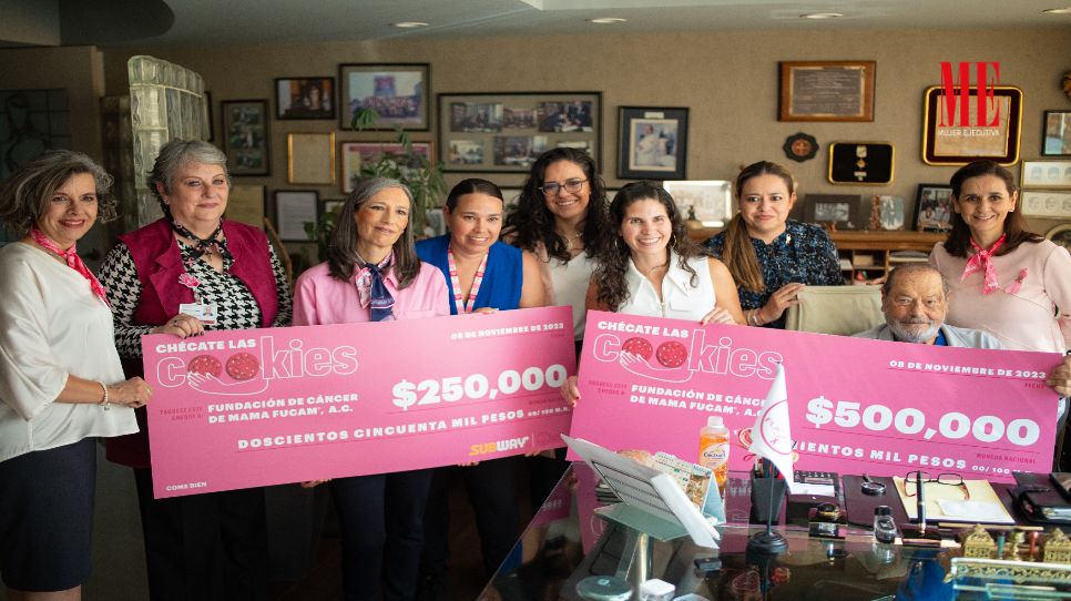 Subway entrega donativo por 750 mil pesos a FUCAM en apoyo contra el cáncer de mama