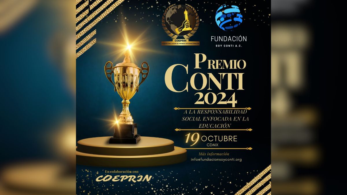 En octubre se llevará a cabo la entrega de los Premios Conti, para impulsar a la filantropía educativa