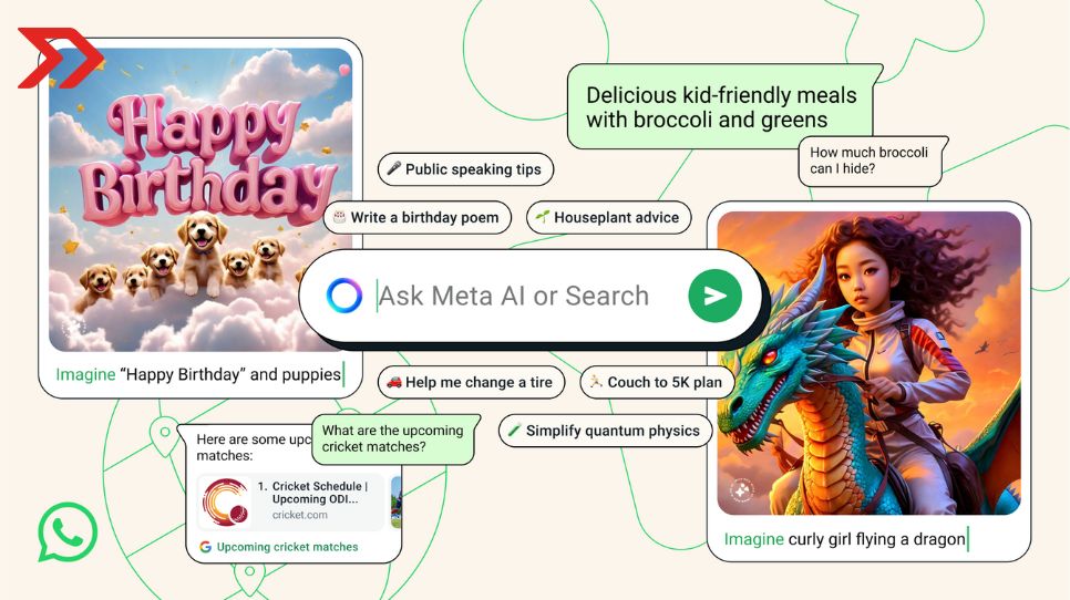 Meta AI llega a WhatsApp; así funciona