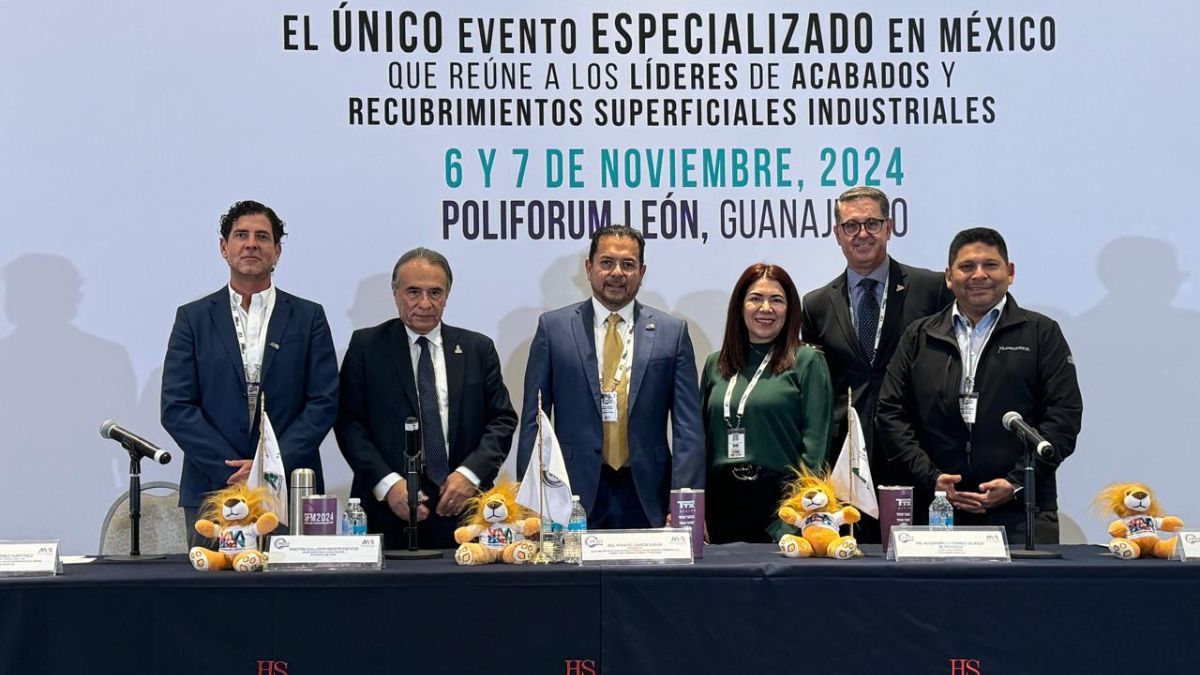 Realizarán Exposición Surface Finishing México 2024 del 6 al 7 de noviembre en León, Guanajuato