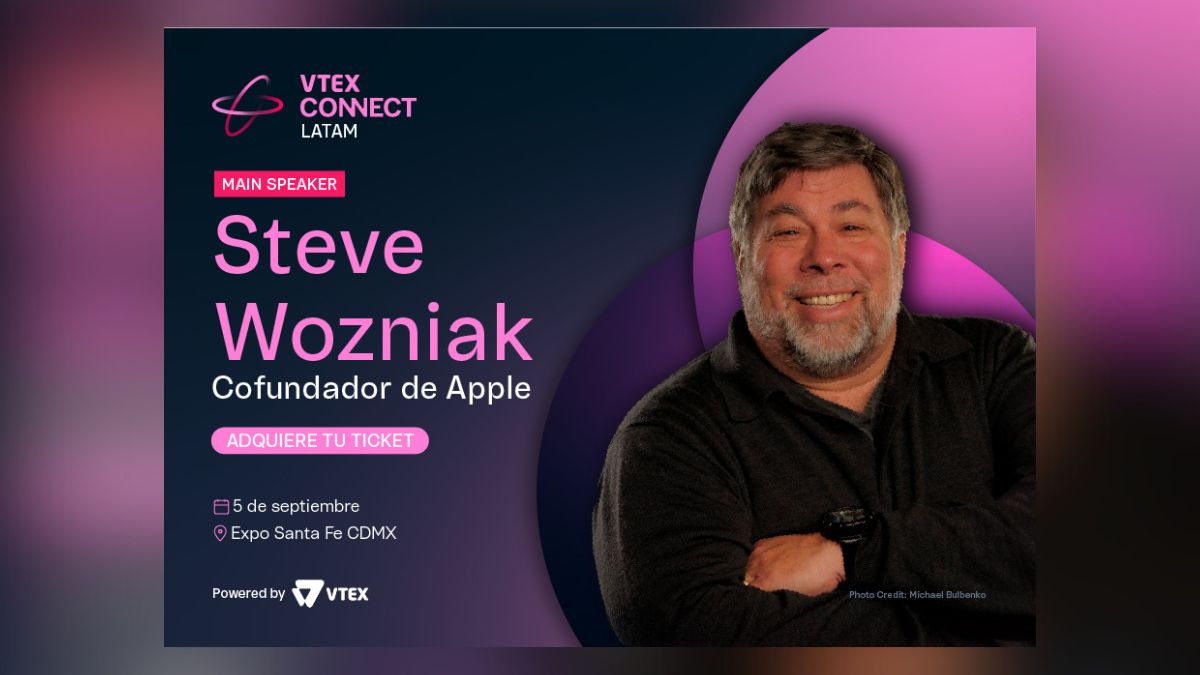 ¡Steve Wozniak estará presente en VTEX CONNECT LATAM!