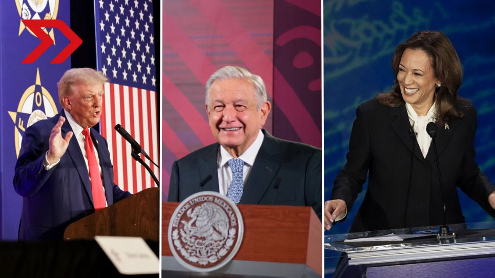 AMLO asegura que Kamala Harris y Donald Trump trataron con respeto a México en el debate presidencial