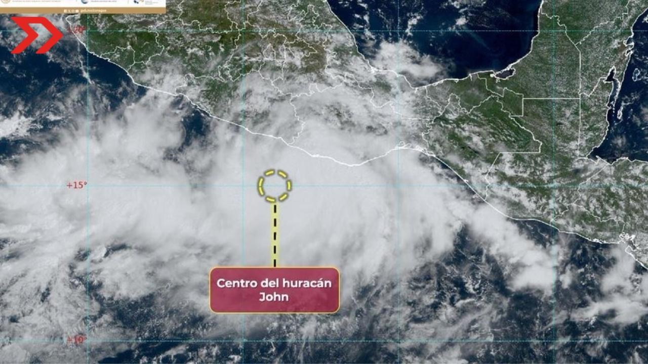 ¿Cuáles son los estados que deben estar en alerta por el Huracán John? 