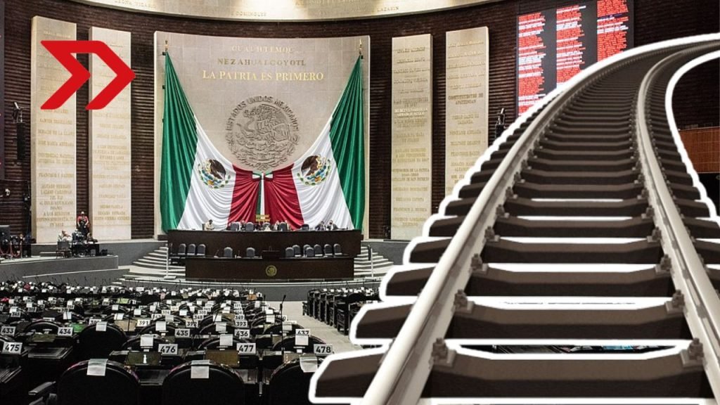 Cámara de Diputados aprueba por unanimidad, el dictamen que permite al Estado utilizar vías ferroviarias para transporte de pasajeros.