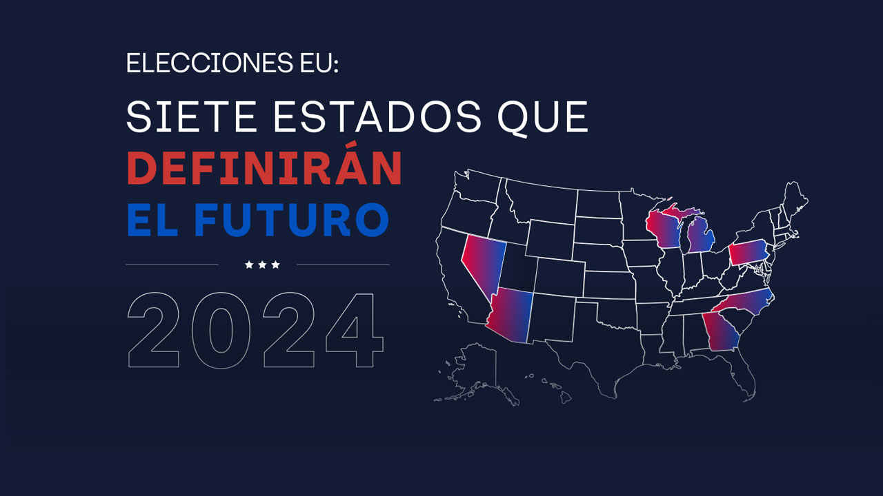 Los siete estados que definirán el futuro de las elecciones de Estados Unidos