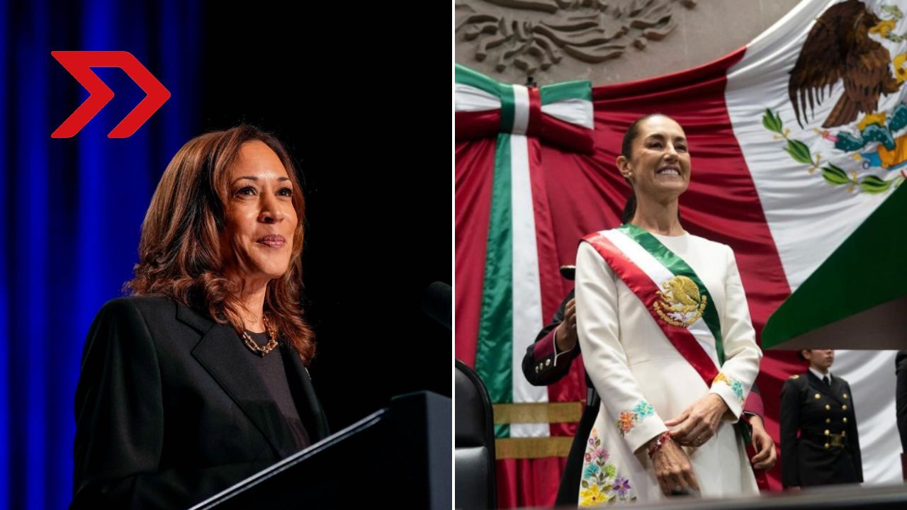 Kamala Harris felicita a Claudia Sheinbaum por asumir la Presidencia en México