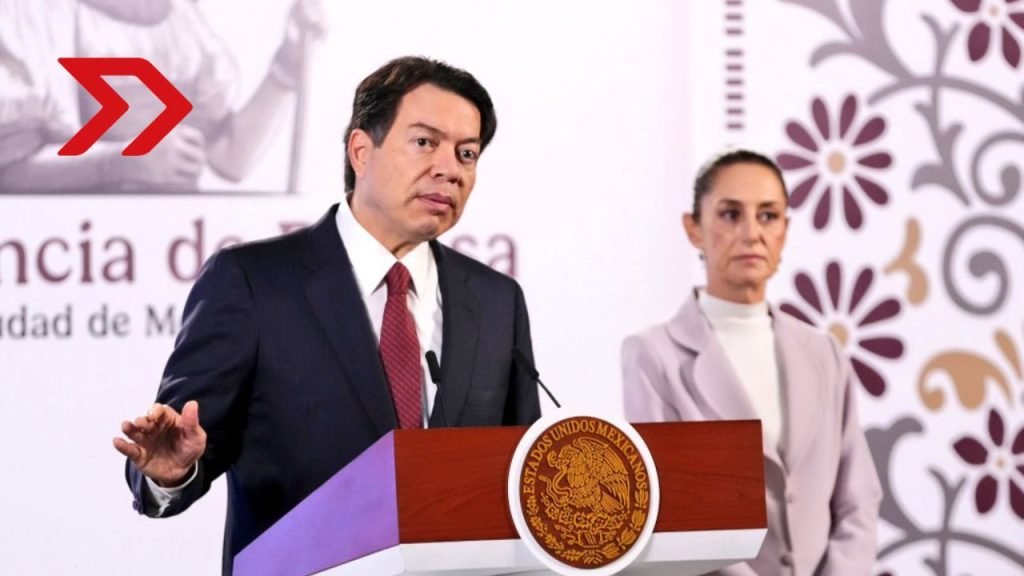 Mario Delgado informó sobre los avances en la implementación de la beca universal para estudiantes de secundaria, con inicio de registro.