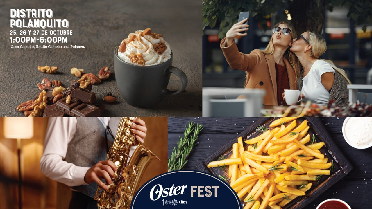 Oster Fest: un festival de sabores y música en Polanquito para celebrar 100 años de Oster