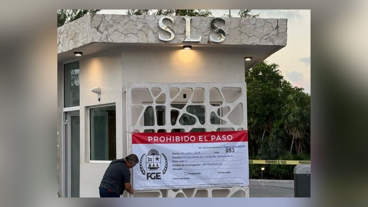 SLS Hotels Playa Mujeres retira ilegalmente los sellos de aseguramiento de la FGE