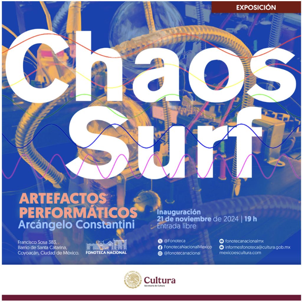 La Fonoteca Nacional presenta “Chaos Surf: Artefactos Performáticos” 0