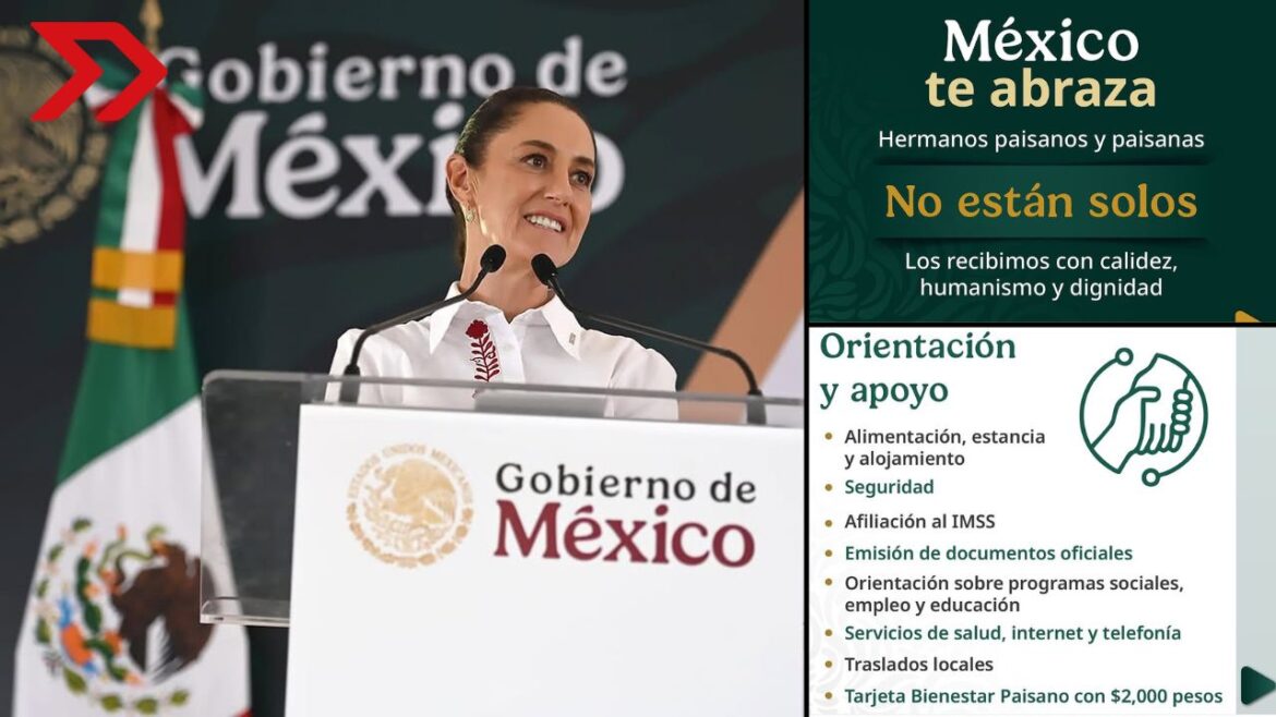 México te abraza es el apoyo integral para migrantes deportados con programas sociales, empleo y ayuda económica.
