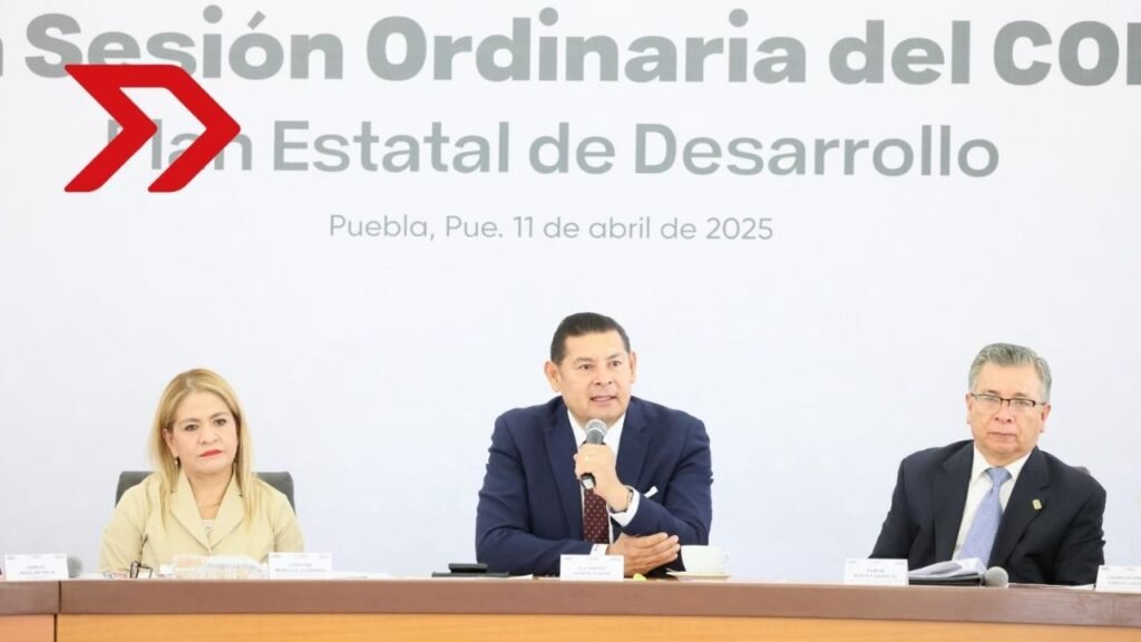 El gobernador Alejandro Armenta y la secretaria Josefina Morales Guerrero, encabezaron la Primera Sesión Ordinaria 2025 de la Asamblea Plenaria del Comité de Planeación para el Desarrollo del Estado de Puebla.