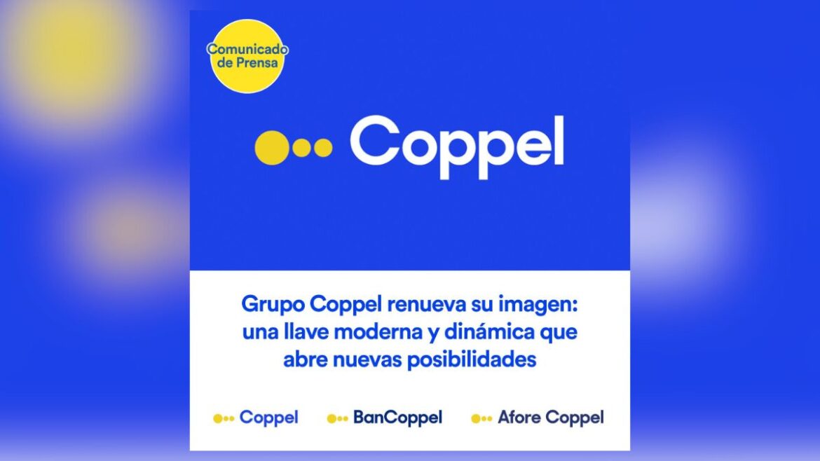 Grupo Coppel presentó hoy la evolución de su identidad visual con la transformación de su emblemática llave a una más versátil y contemporánea