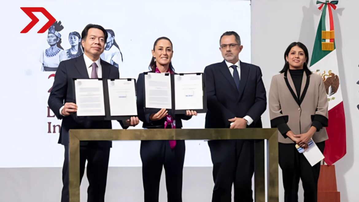 La presidenta Sheinbaum oficializó dos decretos relativos a las condiciones laborales y la reducción de edad de la jubilación.