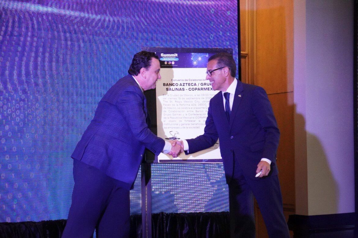El objetivo de Banco Azteca para este acuerdo es agregar valor a los socios COPARMEX, a través de las soluciones que brinda el Grupo. 