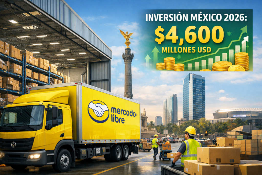Mercado Libre invertirá 4,600 mdd en México y generará 8,500 empleos en 2026 - Mundo Ejecutivo